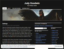 Tablet Screenshot of judygoodwin.wordpress.com