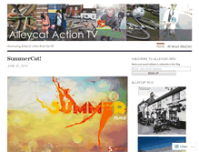 Tablet Screenshot of alleycataction.wordpress.com