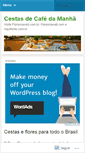 Mobile Screenshot of cestasdecafefloresnaweb.wordpress.com