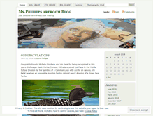 Tablet Screenshot of phillipsartroom.wordpress.com