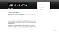 Desktop Screenshot of cellphonecover.wordpress.com