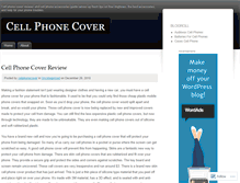 Tablet Screenshot of cellphonecover.wordpress.com