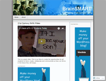 Tablet Screenshot of brainsmart.wordpress.com