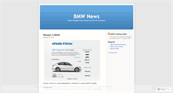 Desktop Screenshot of bmwnews.wordpress.com