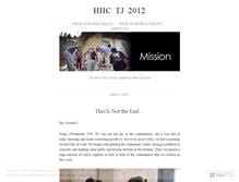 Tablet Screenshot of hhctj2012.wordpress.com