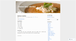 Desktop Screenshot of chickensoupwithrice.wordpress.com