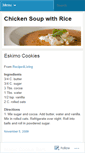 Mobile Screenshot of chickensoupwithrice.wordpress.com