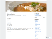 Tablet Screenshot of chickensoupwithrice.wordpress.com