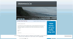 Desktop Screenshot of misadventuresfortwo.wordpress.com