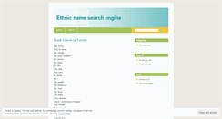 Desktop Screenshot of findaname.wordpress.com