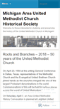 Mobile Screenshot of michiganumchistoricalsociety.wordpress.com
