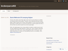 Tablet Screenshot of brokerparcel63.wordpress.com