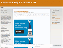 Tablet Screenshot of lovelandptsa.wordpress.com