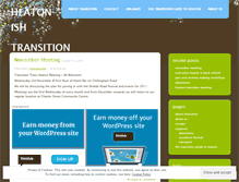 Tablet Screenshot of heatonishtransition.wordpress.com