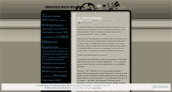 Desktop Screenshot of obsessedwithreality.wordpress.com