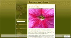 Desktop Screenshot of doegrozart.wordpress.com