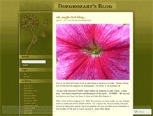 Tablet Screenshot of doegrozart.wordpress.com