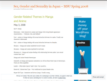 Tablet Screenshot of genderjapan2008.wordpress.com