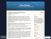 Tablet Screenshot of freecitizenblog.wordpress.com