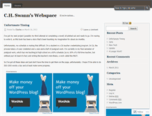 Tablet Screenshot of chswann.wordpress.com