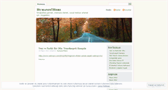 Desktop Screenshot of humanisthere.wordpress.com