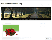Tablet Screenshot of isnms.wordpress.com