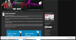 Desktop Screenshot of mightymermaids.wordpress.com
