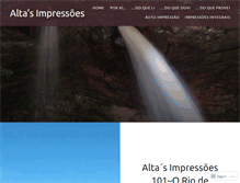 Tablet Screenshot of impressoesamazonicas.wordpress.com