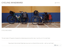 Tablet Screenshot of cyclingwindward.wordpress.com