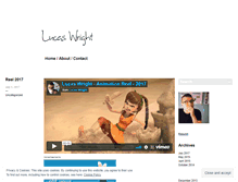 Tablet Screenshot of lucasdonaldwright.wordpress.com