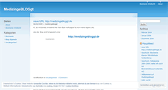 Desktop Screenshot of medizingebloggt.wordpress.com