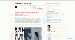 Desktop Screenshot of belezaexteriorblog.wordpress.com