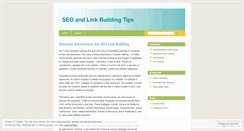 Desktop Screenshot of linkbuilding101.wordpress.com