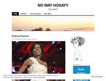 Tablet Screenshot of nowayhosayy.wordpress.com