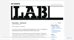 Desktop Screenshot of labgfinorte.wordpress.com