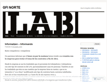 Tablet Screenshot of labgfinorte.wordpress.com