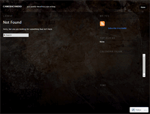 Tablet Screenshot of cameracandid.wordpress.com