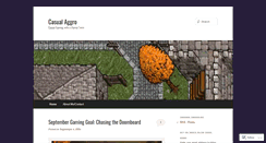 Desktop Screenshot of casualaggro.wordpress.com