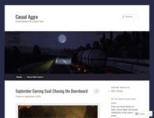 Tablet Screenshot of casualaggro.wordpress.com