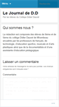 Mobile Screenshot of journaldidierdaurat.wordpress.com