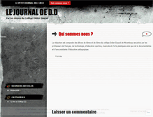 Tablet Screenshot of journaldidierdaurat.wordpress.com