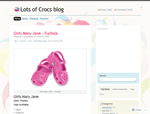 Tablet Screenshot of crocsforsale.wordpress.com