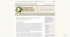 Desktop Screenshot of carefreehomecare.wordpress.com