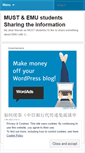Mobile Screenshot of mustemu.wordpress.com