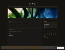 Tablet Screenshot of justdesign.wordpress.com