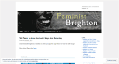 Desktop Screenshot of feministbrighton.wordpress.com