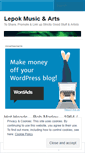 Mobile Screenshot of lepokmusic.wordpress.com