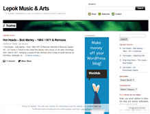 Tablet Screenshot of lepokmusic.wordpress.com