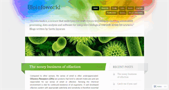 Desktop Screenshot of bioinfoworld.wordpress.com