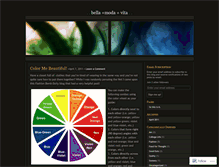 Tablet Screenshot of bellamodavita.wordpress.com